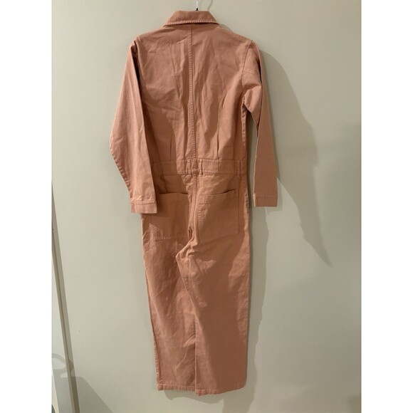 Big Bud Press Peach Light Pink Long Sleeve Jumpsuit Sz Small Boho Twee Indie - Picture 5 of 8